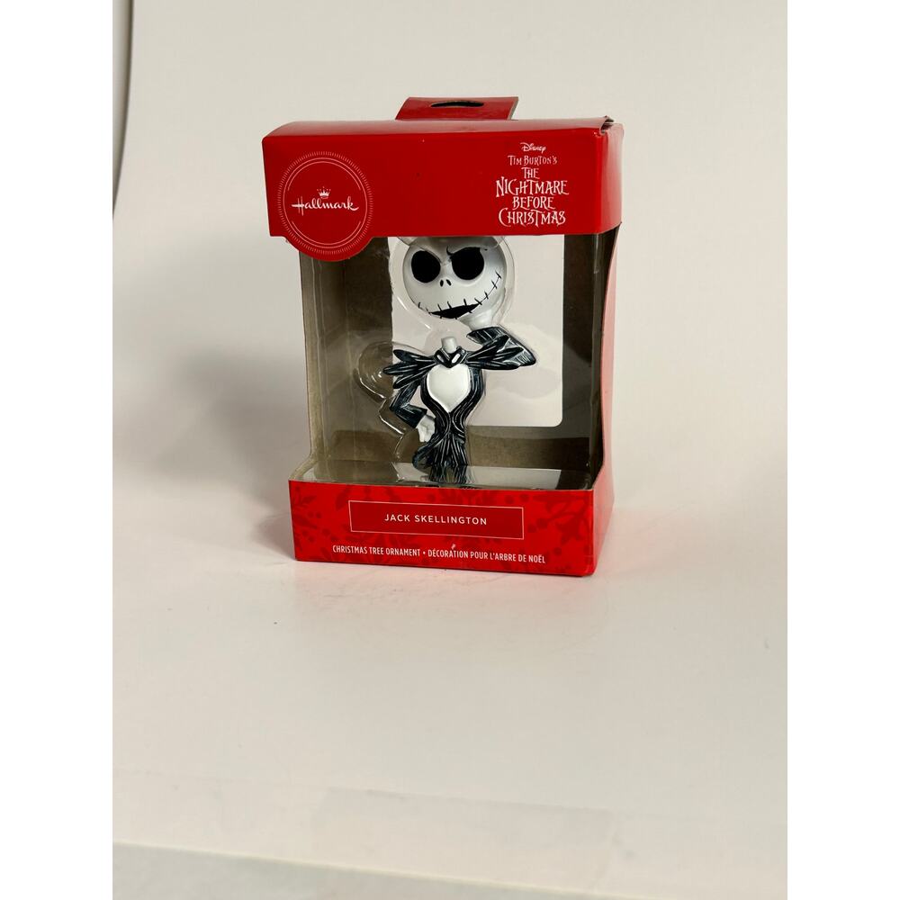 Nightmare Before Christmas Ornament 2019 Hallmark Jack Skellington Holding Head